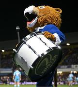 16 December 2023; Leinster mascot Leo the Lion during the Investec Champions Cup Pool 4 Round 2 match between Leinster and Sale Sharks at the RDS Arena in Dublin. Photo by Sam Barnes/Sportsfile