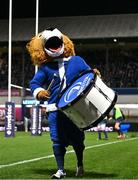 16 December 2023; Leinster mascot Leo the Lion during the Investec Champions Cup Pool 4 Round 2 match between Leinster and Sale Sharks at the RDS Arena in Dublin. Photo by Sam Barnes/Sportsfile