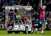 16 December 2023; Charlie Ngatai of Leinster leaves the field with an injury during the Investec Champions Cup Pool 4 Round 2 match between Leinster and Sale Sharks at the RDS Arena in Dublin. Photo by Harry Murphy/Sportsfile