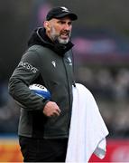 16 December 2023; Connacht lineout and maul coach John Muldoon before the Investec Champions Cup Pool 1 Round 2 match between Saracens and Connacht at Stone X Stadium in Barnet, England. Photo by Brendan Moran/Sportsfile