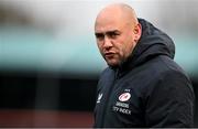 16 December 2023; Saracens head coach Joe Shaw before the Investec Champions Cup Pool 1 Round 2 match between Saracens and Connacht at Stone X Stadium in Barnet, England. Photo by Brendan Moran/Sportsfile