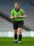 16 December 2023; Referee Siobhán Coyle during the Currentaccount.ie LGFA All-Ireland Intermediate Club Championship final match between Ballinamore-Seán O'Heslin's of Leitrim and Glanmire of Cork at Croke Park in Dublin. Photo by Piaras Ó Mídheach/Sportsfile