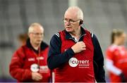 16 December 2023; Kilkerrin-Clonberne manager Willie Ward before the Currentaccount.ie LGFA All-Ireland Senior Club Championship final match between Ballymacarby of Waterford and Kilkerrin-Clonberne of Galway at Croke Park in Dublin. Photo by Piaras Ó Mídheach/Sportsfile