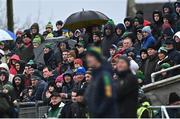 17 December 2023; Supporters watch on during the intercounty challenge match, in aid of North West Hospice, between Donegal and Roscommon at Fr Tierney Park in Ballyshannon, Donegal. Photo by Ramsey Cardy/Sportsfile