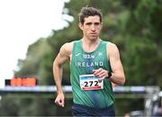 17 December 2023; Brendan Boyce of Ireland competes in the marathon mixed relay during the National Race Walking Championships and World Athletics Race Walking Tour Bronze at Raheny Park in Dublin. Photo by Sam Barnes/Sportsfile