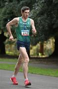 17 December 2023; Brendan Boyce of Ireland, competes in the marathon mixed relay during the National Race Walking Championships and World Athletics Race Walking Tour Bronze at Raheny Park in Dublin. Photo by Sam Barnes/Sportsfile