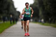 17 December 2023; Brendan Boyce of Ireland competes in the marathon mixed relay during the National Race Walking Championships and World Athletics Race Walking Tour Bronze at Raheny Park in Dublin. Photo by Sam Barnes/Sportsfile