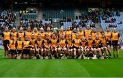 17 December 2023; The Na Fianna team before the AIB Camogie All-Ireland Intermediate Club Championship final match between Clanmaurice of Kerry and Na Fianna of Meath at Croke Park in Dublin. Photo by Stephen Marken/Sportsfile