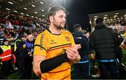 16 December 2023; Iain Henderson of Ulster after the Investec Champions Cup Pool 2 Round 2 match between Ulster and Racing 92 at Kingspan Stadium in Belfast. Photo by Ramsey Cardy/Sportsfile