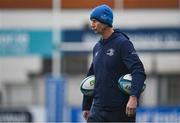 20 December 2023; Head coach Leo Cullen during a Leinster Rugby squad training session at Energia Park in Dublin. Photo by Seb Daly/Sportsfile