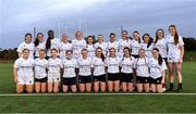 11 October 2023; The Midlands squad before the BearingPoint Sarah Robinson Cup round one match between North Midlands and Midlands at Naas in Kildare. Photo by Piaras Ó Mídheach/Sportsfile