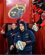 26 December 2023; Craig Casey of Munster before the United Rugby Championship match between Munster and Leinster at Thomond Park in Limerick. Photo by Seb Daly/Sportsfile