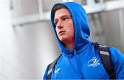 26 December 2023; Joe McCarthy of Leinster arrives before the United Rugby Championship match between Munster and Leinster at Thomond Park in Limerick. Photo by Brendan Moran/Sportsfile