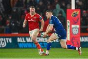 26 December 2023; Garry Ringrose of Leinster during the United Rugby Championship match between Munster and Leinster at Thomond Park in Limerick. Photo by Seb Daly/Sportsfile