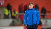 26 December 2023; Leinster captain Garry Ringrose before the United Rugby Championship match between Munster and Leinster at Thomond Park in Limerick. Photo by Seb Daly/Sportsfile