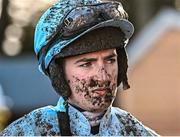 28 December 2023; Jockey Brian Lawless after riding Hidden Land in the Irish Daily Star Handicap Hurdle on day three of the Leopardstown Christmas Festival at Leopardstown Racecourse in Dublin. Photo by Harry Murphy/Sportsfile