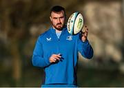 28 December 2023; Rónan Kelleher of a Leinster rugby squad training session at UCD in Dublin. Photo by Eóin Noonan/Sportsfile