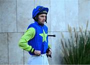 29 December 2023; Jockey Patrick Mullins before riding in the Plusvital Flat Race on day four of the Leopardstown Christmas Festival at Leopardstown Racecourse in Dublin. Photo by Harry Murphy/Sportsfile