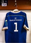 1 January 2024; The jersey of Cian Healy of Leinster is seen in the dressing room before the United Rugby Championship match between Leinster and Ulster at RDS Arena in Dublin. Photo by Harry Murphy/Sportsfile
