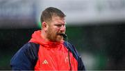 1 January 2024; Munster forwards coach Andi Kyriacou before the United Rugby Championship match between Connacht and Munster at The Sportsground in Galway. Photo by Seb Daly/Sportsfile