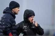 1 January 2024; Munster head of athletic performance Ged McNamara, right, and head coach Graham Rowntree before the United Rugby Championship match between Connacht and Munster at The Sportsground in Galway. Photo by Seb Daly/Sportsfile