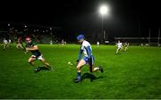 2 January 2024; Cillian Bonnar of Waterford, son of former Tipperary player and manager Colm, in action against Fionan MacKessy of Kerry during the Co-Op Superstores Munster Hurling League Group B match between Kerry and Waterford at Austin Stack Park in Tralee, Kerry. Photo by Brendan Moran/Sportsfile