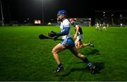 2 January 2024; Cillian Bonnar of Waterford, son of former Tipperary player and manager Colm, in action against Fionan MacKessy of Kerry during the Co-Op Superstores Munster Hurling League Group B match between Kerry and Waterford at Austin Stack Park in Tralee, Kerry. Photo by Brendan Moran/Sportsfile