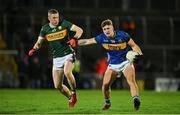 3 January 2024; Paddy Creedon of Tipperary is tackled by Jason Foley of Kerry during the McGrath Cup Group A match between Kerry and Tipperary at Austin Stack Park in Tralee, Kerry. Photo by Brendan Moran/Sportsfile