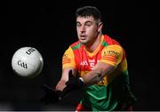 3 January 2024; Colm Hulton of Carlow during the Dioralyte O'Byrne Cup Round 1 match between Carlow and Kildare at Netwatch Cullen Park in Carlow. Photo by Matt Browne/Sportsfile