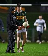 3 January 2024; Kerry manager Jack O'Connor with Cillian Burke of Kerry before the McGrath Cup Group A match between Kerry and Tipperary at Austin Stack Park in Tralee, Kerry. Photo by Brendan Moran/Sportsfile