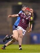 4 January 2024; Darragh Egerton of Westmeath in action against Ciarán Foley of Dublin during the Dioralyte Walsh Cup Round 1 match between Dublin and Westmeath at Parnell Park in Dublin. Photo by Sam Barnes/Sportsfile
