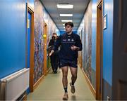 4 January 2024; Ronán Smith of Dublin makes his way to the pitch before the Dioralyte Walsh Cup Round 1 match between Dublin and Westmeath at Parnell Park in Dublin. Photo by Sam Barnes/Sportsfile