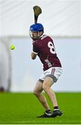 4 January 2024; Seanie Joyce of Galway during the Connacht Hurling League semi-final match between Galway and New York at University of Galway Connacht GAA AirDome in Bekan, Mayo. Photo by Tyler Miller/Sportsfile