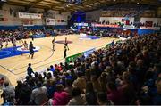 5 January 2024; A general view of action during the Basketball Ireland Pat Duffy National Cup semi-final match between Energywise Ireland Neptune and UCC Demons at Neptune Stadium in Cork.  Photo by Eóin Noonan/Sportsfile