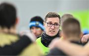 5 January 2024; Sligo manager Tony McEntee after his side's defeat in the Connacht FBD League quarter-final match between Sligo and Roscommon at University of Galway Connacht GAA AirDome in Bekan, Mayo. Photo by Piaras Ó Mídheach/Sportsfile