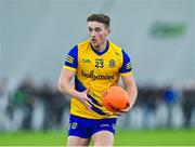 5 January 2024; Dylan Ruane of Roscommon during the Connacht FBD League quarter-final match between Sligo and Roscommon at University of Galway Connacht GAA AirDome in Bekan, Mayo. Photo by Piaras Ó Mídheach/Sportsfile