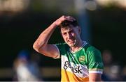 6 January 2024; Jordan Quinn of Offaly after his side's defeat in the Dioralyte O'Byrne Cup quarter-final match between Offaly and Dublin at Gracefield GAA club in Kilmalogue, Offaly. Photo by Piaras Ó Mídheach/Sportsfile