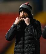 6 January 2024; Down manager Conor Laverty during the Bank of Ireland Dr McKenna Cup Group B match between Derry and Down at Celtic Park in Derry. Photo by Ramsey Cardy/Sportsfile