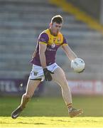 6 January 2024; Tom Byrne of Wexford during the Dioralyte O'Byrne Cup quarter-final match between Wexford and Kildare at Chadwicks Wexford Park in Wexford. Photo by Sam Barnes/Sportsfile