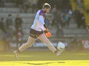 6 January 2024; Wexford goalkeeper Anto Larkin during the Dioralyte O'Byrne Cup quarter-final match between Wexford and Kildare at Chadwicks Wexford Park in Wexford. Photo by Sam Barnes/Sportsfile