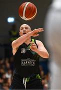 6 January 2024; Kieran Donaghy of Tralee Warriors during the Basketball Ireland Pat Duffy National Cup semi-final match between Garvey’s Tralee Warriors and Irish Guide Dogs Ballincollig at Neptune Stadium in Cork. Photo by Eóin Noonan/Sportsfile