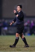 6 January 2024; Referee Ian Howley during the Dioralyte O'Byrne Cup quarter-final match between Meath and Louth at Donaghmore Ashbourne GAA Club in Ashbourne, Meath. Photo by Seb Daly/Sportsfile