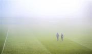 7 January 2024; Munster GAA officials inspect the pitch before the Co-Op Superstores Munster Hurling League Group A match between Cork and Limerick at Mallow GAA Complex in Mallow, Cork. Photo by Eóin Noonan/Sportsfile