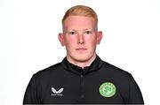 4 September 2023; Sports scientist Adam Fox poses for a portrait during a Republic of Ireland U21's squad portrait session at the Carlton Hotel in Blanchardstown, Dublin. Photo by Tyler Miller/Sportsfile