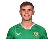 4 September 2023; Adam Murphy poses for a portrait during a Republic of Ireland U21's squad portrait session at the Carlton Hotel in Blanchardstown, Dublin. Photo by Tyler Miller/Sportsfile
