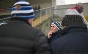 7 January 2024; Limerick manager John Kiely speaking to Munster GAA officials before the Co-Op Superstores Munster Hurling League Group A match between Cork and Limerick at Mallow GAA Complex in Mallow, Cork. Photo by Eóin Noonan/Sportsfile