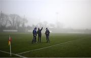 7 January 2024; Munster GAA officials inspect the conditions before the Co-Op Superstores Munster Hurling League Group A match between Cork and Limerick at Mallow GAA Complex in Mallow, Cork. Photo by Eóin Noonan/Sportsfile