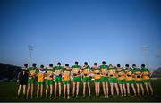 7 January 2024; The Donegal team before the Bank of Ireland Dr McKenna Cup Group A match between Tyrone and Donegal at O’Neills Healy Park in Omagh, Tyrone. Photo by Ramsey Cardy/Sportsfile