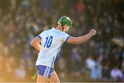 7 January 2024; Jack Prendergast of Waterford celebrates after scoring his side's first goal during the Co-Op Superstores Munster Hurling League Group B match between Waterford and Tipperary at Fraher Field in Dungarvan, Waterford. Photo by Harry Murphy/Sportsfile