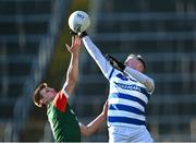 7 January 2024; Conor Cahalane of Castlehaven in action against Shane Cunnne of St Brigid's during the AIB GAA Football All-Ireland Senior Club Championship semi-final match between St Brigid's of Roscommon and Castlehaven of Cork at FBD Semple Stadium in Thurles, Tipperary. Photo by Piaras Ó Mídheach/Sportsfile